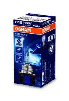 Автолампа Cool Blue Intense H15 PGJ23T-1 15 W 55 W светло-голубая OSRAM 64176CBI (фото 1)