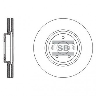 Гальмівний диск Sangsin Hi-Q (SANGSIN) SD1132