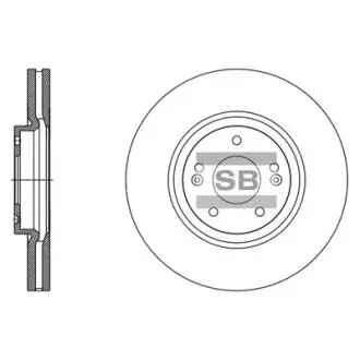 Тормозной диск Sangsin Hi-Q (SANGSIN) SD1132 (фото 1)