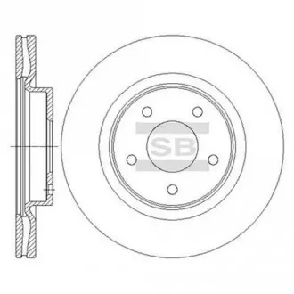 Тормозной диск Sangsin Hi-Q (SANGSIN) SD4223