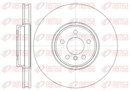 Диск тормозной REMSA 61333.10 (фото 1)