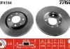 Диск тормозной CITROEN C3, C4, PEUGEOT 207 передние., Вент. TRW DF4184 (фото 3)