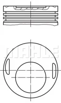 Поршень Mahle MAHLE KNECHT 0022410