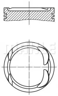 Поршень Mahle MAHLE KNECHT 082 67 02