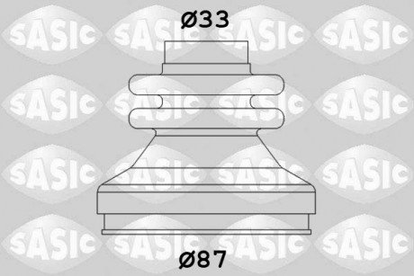 Комплект пылника, приводной вал SASIC 2873783