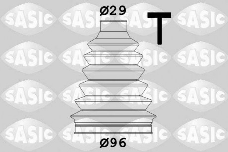 Комплект пылника, приводной вал SASIC 4003466