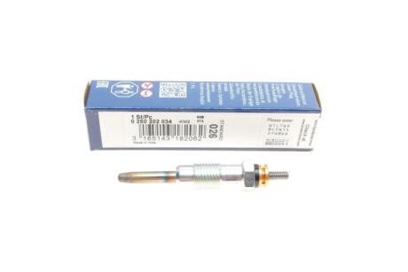 Свеча накаливания DURATERM BOSCH 0250202034