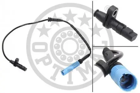 Датчик скорости вращения колес антиблокировочной системы тормозов Optimal 06-S069 (фото 1)