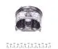Поршень двигателя VAG 77,01 1.4i 16V 97- (пр-во Mahle) 030 89 02