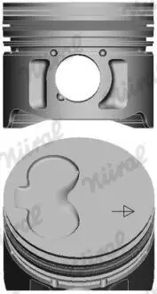 Поршень (4,5) AUDI / VW 80.00 1.9D / 2.4D AAB / 1X / 1Y NURAL 87-990107-40