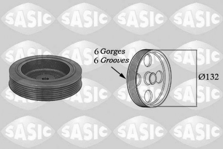 ШКИВ КОЛ. RENAULT 1,9D SASIC 4000704