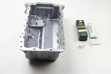 Масляный поддон Caddy 1.9TDI / 2.0SDI 04- (дв. BDJ, BST, BJB) без отв. для датчика уровня масла BGA SP9608