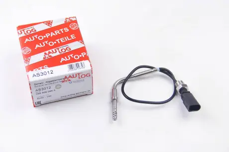 Датчик температуры ОГ AUDI A4 / A6 / Q7 / VW TOUAREG 2.7D / 3.0D 03- (после катализатора) AUTLOG AS3012