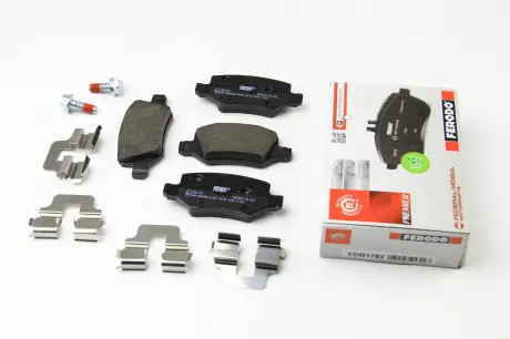Колодки тормозные задние MB A-class (W168 / W169) 97-12 (TRW) FERODO FDB1782