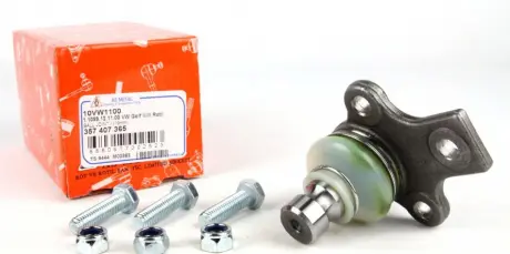 Кульова опора Caddy II / Golf III / Passat B3 / B4 (конус 19мм) ASMETAL 10VW1100