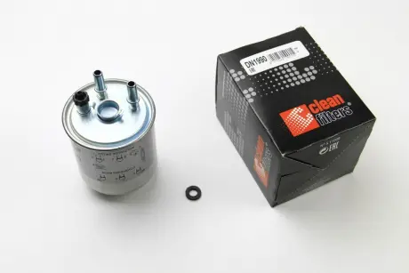 Фото 1 - фильтр топливный Kangoo 1.5dCi 10.07- (+ датч.воды нижн) CLEAN FILTERS DN1990 Фильтр топливный Kangoo 1.5dCi 10.07- (+ датч.воды нижн) CLEAN FILTERS DN1990 (фото 1)