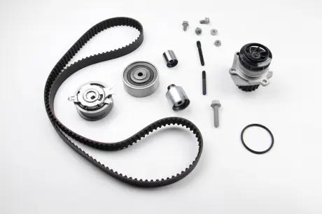 Комплект ГРМ T5 / Caddy / Crafte 1.6 / 2.0TDI 09- (+ помпа) SNR NTN KDP457.730