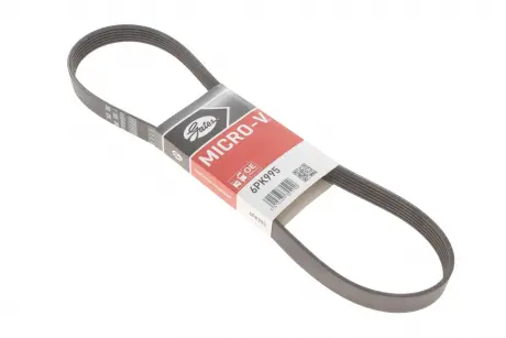 Ремінь генератора Ducato 2.8JTD 00> (ALT, WP) Gates 6PK995