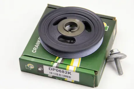 Шків коленвала Berlingo / Partner 1.6HDI (+ болт) BGA DP0682K