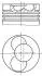 Поршень Caddy 2.0SDI 04- (81mm + 0.5) (3-4cyl) MAHLE KNECHT 030 91 02 (фото 1)