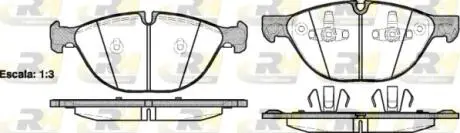 Гальмівні колодки перед. BMW X5 / X6 08- ROADHOUSE 21298.00