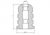 Отбойник рессоры Ducato 06- (1-2.0t) Fiat/Alfa/Lancia 1351266080 (фото 4)
