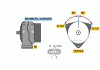 Генератор MB709-814 / Vario OM904 96> BOSCH 0 124 555 032 (фото 1)