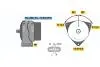 Генератор MB709-814 / Vario OM904 96&gt; BOSCH 0 124 555 032 (фото 1)