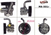 Насос ГУР відновлений MAZDA 626 GE 1991-1997, MAZDA MX-6 1991-1997, MAZDA Xedos 6 1992-1997 MSG MA001R (фото 1)