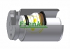 Поршень суппорта SUZUKI SWIFT II Наклонная задняя часть (EA, MA) 89-01 FRENKIT K304504 (фото 1)