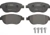 Гальмівні колодки дискові передні Peugeot 207,307; Citroen C4 (+ ESP) 0986494038