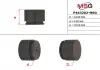 Поршень суппорта MERCEDES-BENZ CLS (C219) 05-10, E-CLASS (W211) 06-08 P443202-MSG