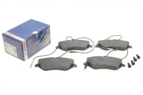 Тормозные колодки дисковые передние Peugeot 407 2.2 607 2.2 3.0 04- BOSCH 0986494098