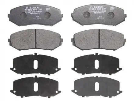 Гальмівні колодки дискові передні SUZUKI GRAND VITARA 1.6 / 2.0 05- BOSCH 0986494241