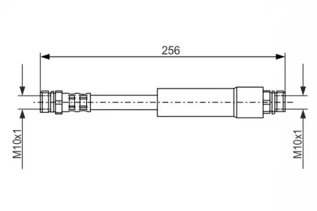 Тормозной шланг задний VW Golf V, Golf Plus, Jetta, Passat 05- BOSCH 1987476284
