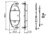 Гальмівні колодки дискові передні CITROEN C5 2.2 HDI-3.0 01- BOSCH 0986424581 (фото 2)