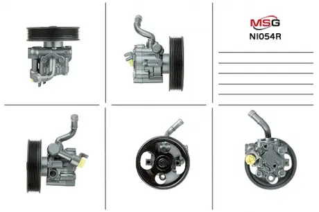 Насос ГУР відновлений NISSAN PATHFINDER (R51) 2005-2012 MSG NI054R (фото 1)