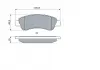 Тормозные колодки задние CITROEN Jumper 06-; FIAT; PEUGEOT BOSCH 0986494110 (фото 5)