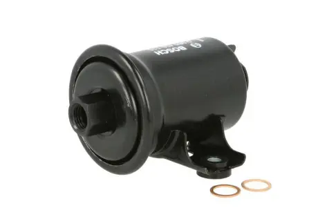 Фільтр паливний H = 114mm TOYOTA Corolla 1,3-1,8i 92-00 BOSCH 0986450115 (фото 1)