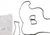 Прокладка клапанної кришки Ford Mondeo 00-, Focus 03- 001.563