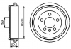 Тормозной барабан SKODA Fabia, VW Polo 00- (200 * 50.5) BOSCH 0986477133 (фото 8)