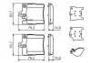 Тормозные колодки дисковые задние DB C203 E210 2000- BOSCH 0986494022 (фото 4)
