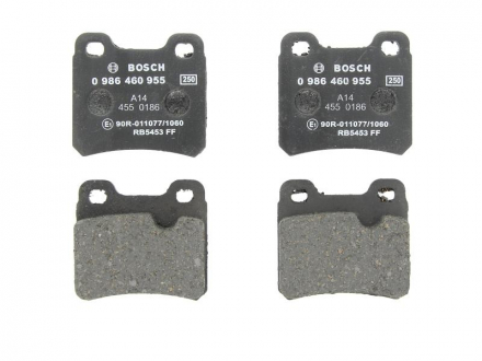 Тормозные колодки дисковые задние OPEL Astra 92-98 BOSCH 0986460955 (фото 1)