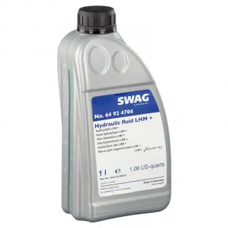 Жидкость для ГУР минеральная "LHM +" (зеленая) 1L SWAG 64924704