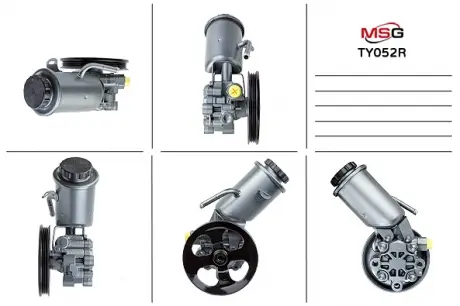 Фото насос ГУР восстановленный TOYOTA Yaris 1999-2005 MSG TY052R Насос ГУР восстановленный TOYOTA Yaris 1999-2005 MSG TY052R