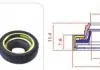 Сальник компрессора кондиционера HARRISON V5 / V7 OS80055