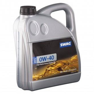 Моторное масло синтетическое д / авто SAE 0W40 4L SWAG 30101141 (фото 1)