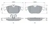 Тормозные колодки дисковые задние DB C204 07- BOSCH 0986494162 (фото 7)
