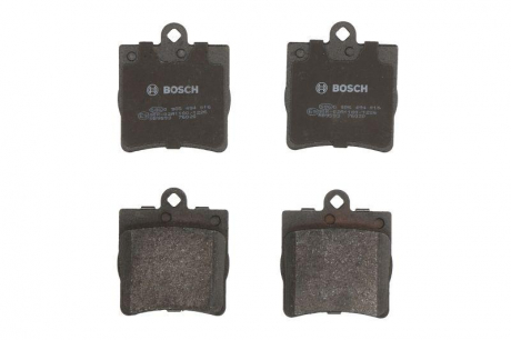 Тормозные колодки дисковые задние DB W203 00- BOSCH 0986494016