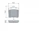 Тормозные колодки дисковые задние DB W203 00- BOSCH 0986494016 (фото 7)
